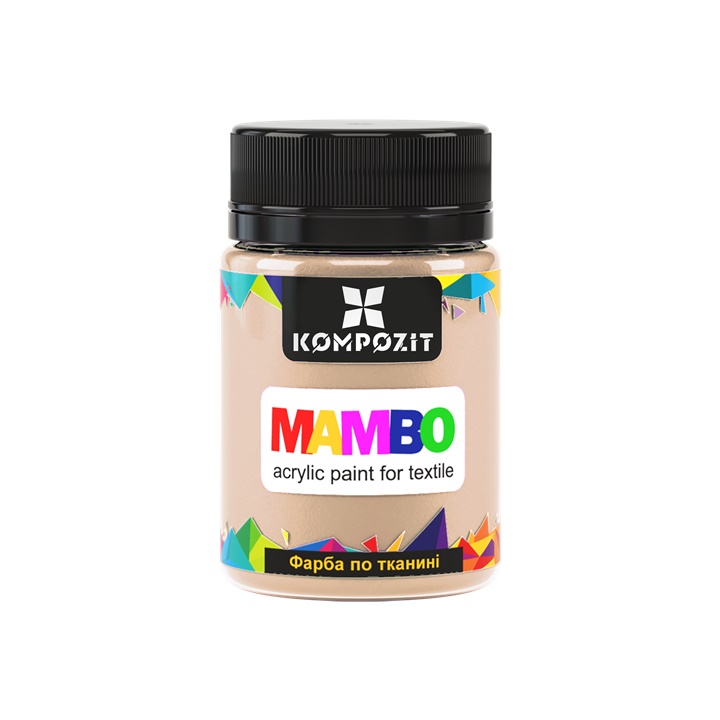 MAMBO Pittura acrilica pastello per tessuti e pelle 50ml | 102 vanilla