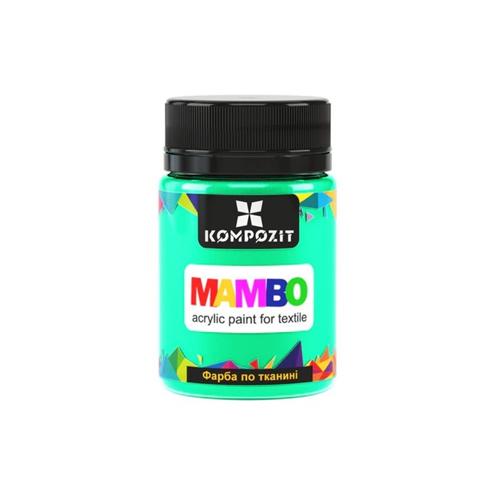 MAMBO Vernice fluorescente per tessuti e pelli 50 ml | 81 florescent green