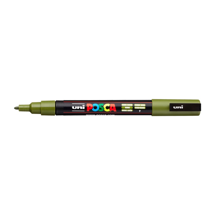 Marcatore UNI POSCA PC-3M 0.9 - 1.3 MM | khaki green (7)