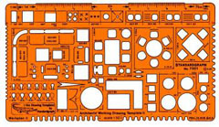 Modello professionale per disegno tecnico ARHITEKT LENIAR - rapporto 1 : 50