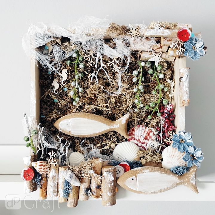Nastro decorativo con bacche di mirtillo 44 cm