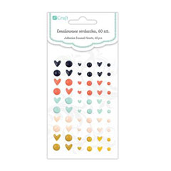 Ornamenti autoadesivi Loveable - set di 60 pezzi
