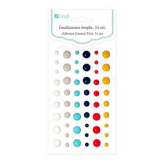 Ornamenti autoadesivi Marine - set di 54 pezzi