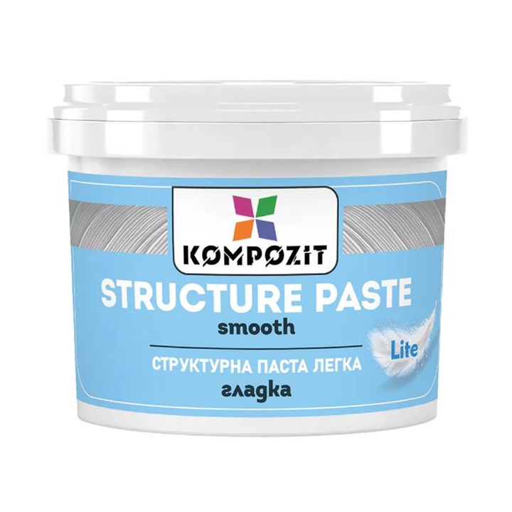 Pasta strutturante liscia bianca LITE | Volumi vari | 1 000 ml