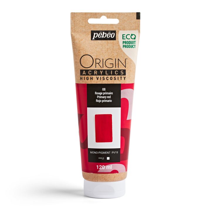 Pebeo ORIGIN Vernice acrilica 120 ml | Rosso Base