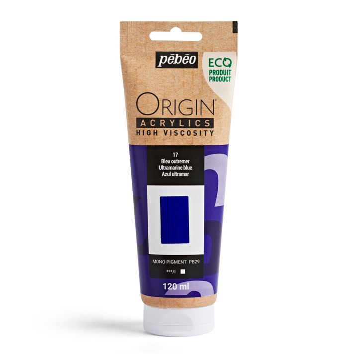 Pebeo ORIGIN Vernice acrilica 120 ml | Blu Ultramarino