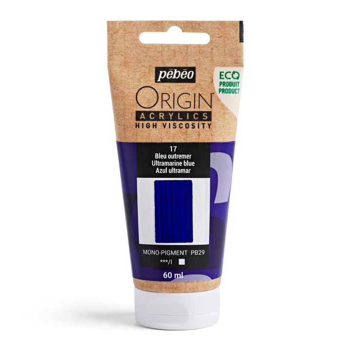 Pebeo ORIGIN Vernice acrilica 60 ml | Blu Ultramarino
