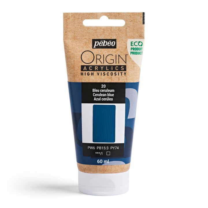 Pebeo ORIGIN Vernice acrilica 60 ml | blu cielo