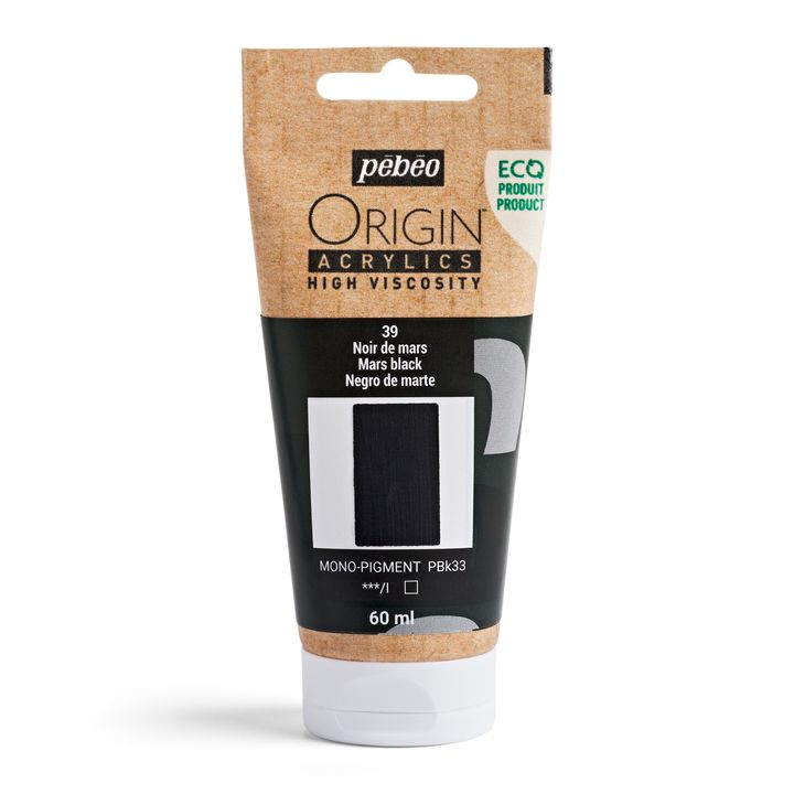 Pebeo ORIGIN Vernice acrilica 60 ml | Marte nero