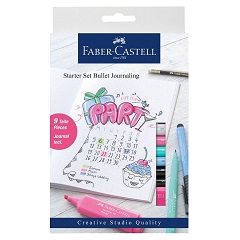 Penna calligrafica Faber-Castell Pitt / Set per principianti con quaderno