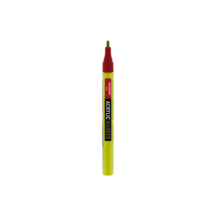 Pennarello acrilico AMSTERDAM SMALL 2mm - reflex yellow