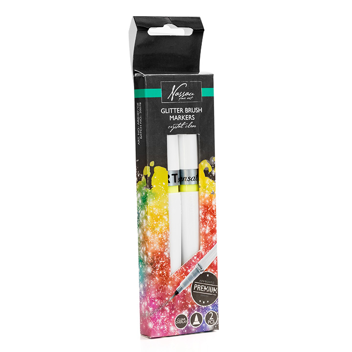 Pennarello glitterato Nassau Fine Art - 2 pezzi