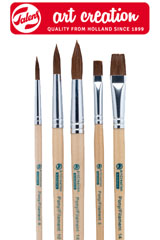 Pennelli acquerello ArtCreation - set di 5 pennelli