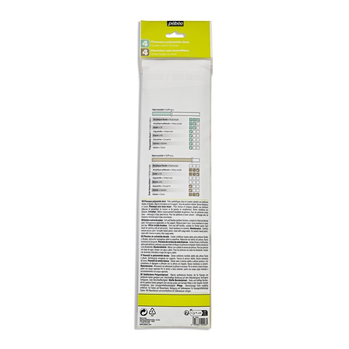Pennelli per pittura PEBEO 8 pz.
