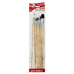 Pennelli per pittura Pebeo - set di 8 pezzi [950251]