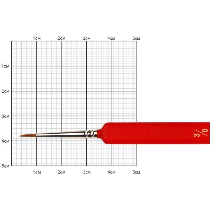 Pennello rotondo Kolinsky KOLOS Nail Art 3009L | č. 3/0 Pennello rotondo Kolinsky KOLOS Nail Art 3009L | č. 3/0