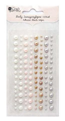 Perle decorative Mocca Cream - 120 pz