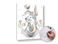 Pittura per numeri BIG Bunny | difficoltà media