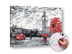 Pittura per numeri SENTIMENTI DI LONDRA | difficoltà media