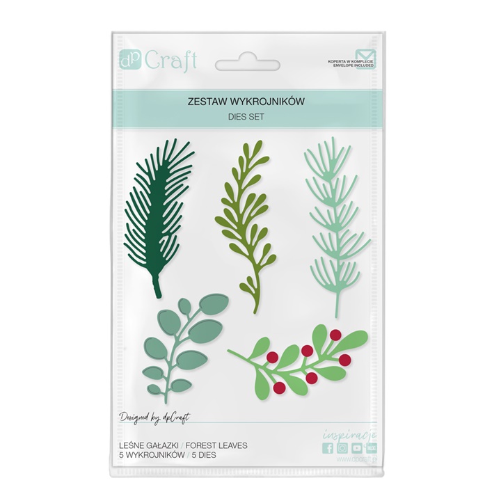 Ramoscelli rossi decorativi 3D 3 pz
