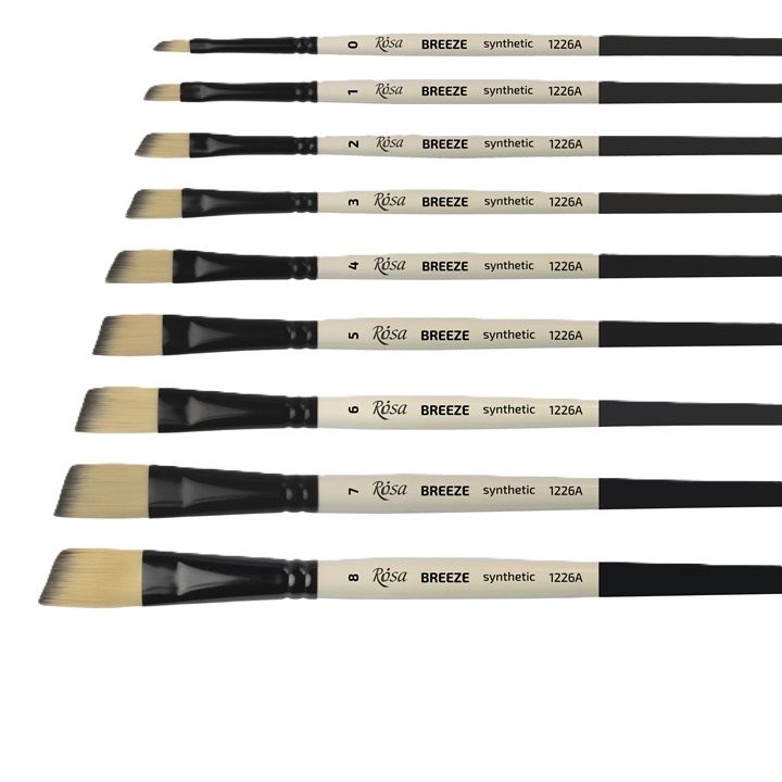 ROSA BREEZE 1226A Pennello sintetico angolato | č. 7