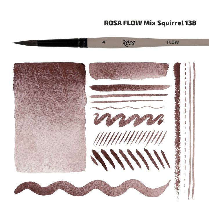 ROSA Flow 138 Spazzola rotonda | Varie dimensioni