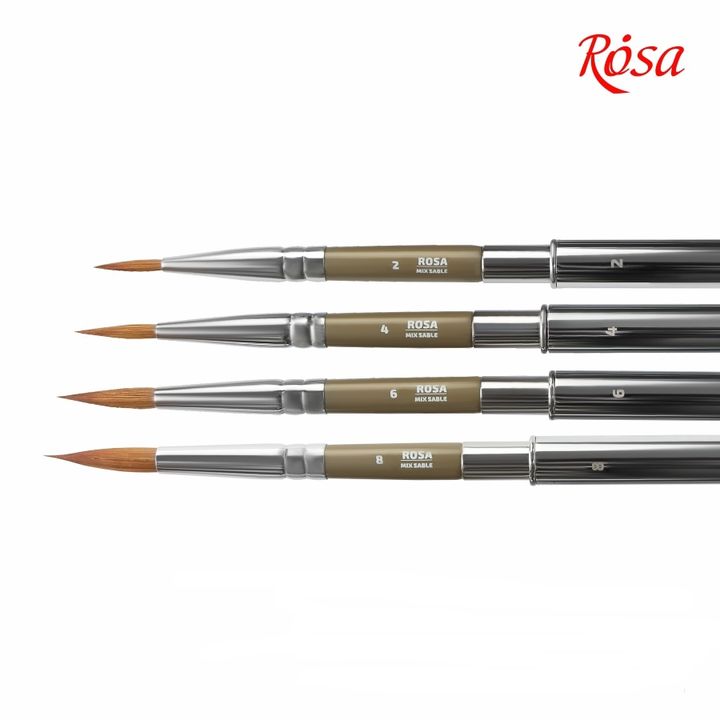 ROSA LAKE 178 Spazzola da viaggio rotonda | č. 4