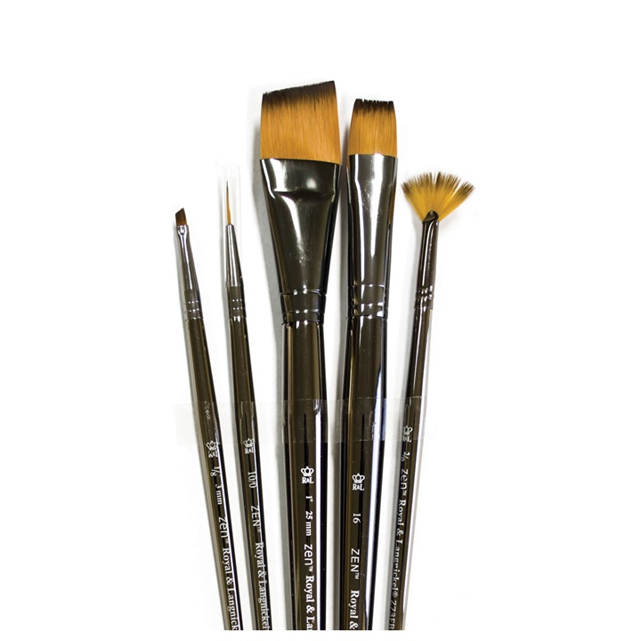 Royal and Langnickel Set di pennelli per pittura Zen 73