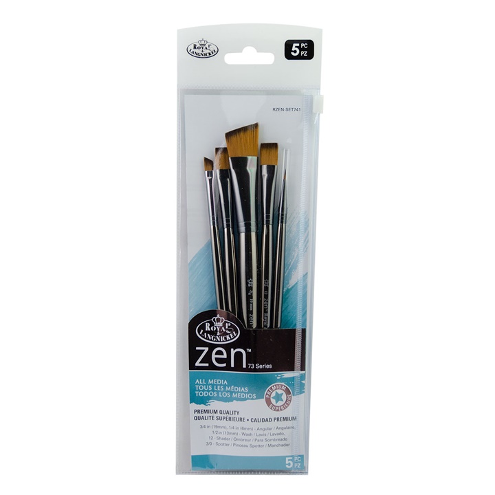 Royal and Langnickel Zen 73 Set di pennelli versatili