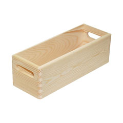 Sactola in legno per fiori 35x13x12 cm