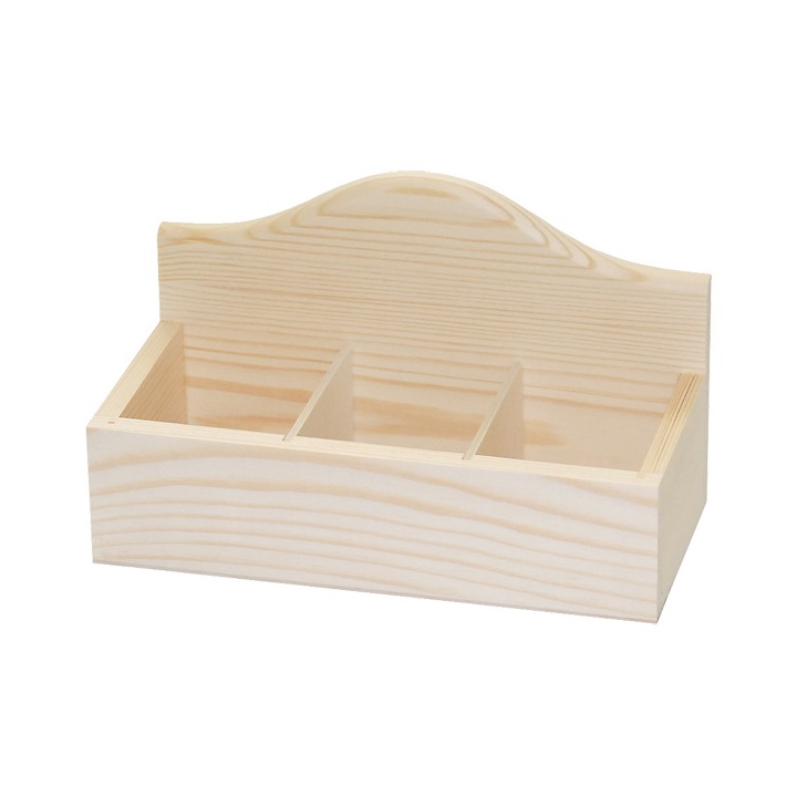 Sactola in legno per tè  21.3x10x12.5 cm  (semiprodotti in)