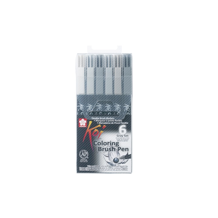 Sakura Koi Coloring Brush Pen pennarelli - conf. 6 pezzi