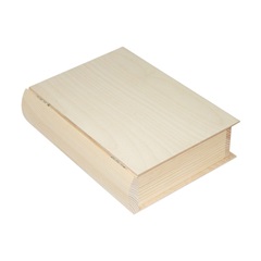 Scatola in legno - libro 21x27.5x7 cm