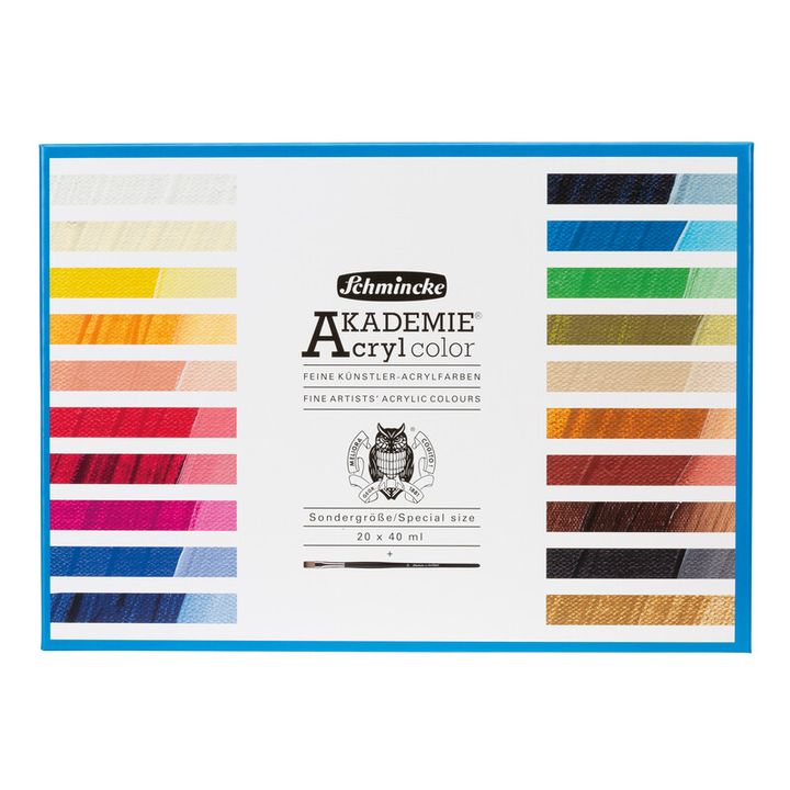 Schmincke AKADEMIE Set di colori acrilici in tubetto
