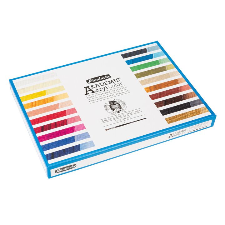 Schmincke AKADEMIE Set di colori acrilici in tubetto
