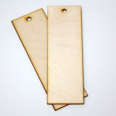 Segnalibro in legno 15 x 5 cm