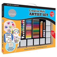 Set artistico Daler - Rowney Creative Mini - 115 pezzi 
