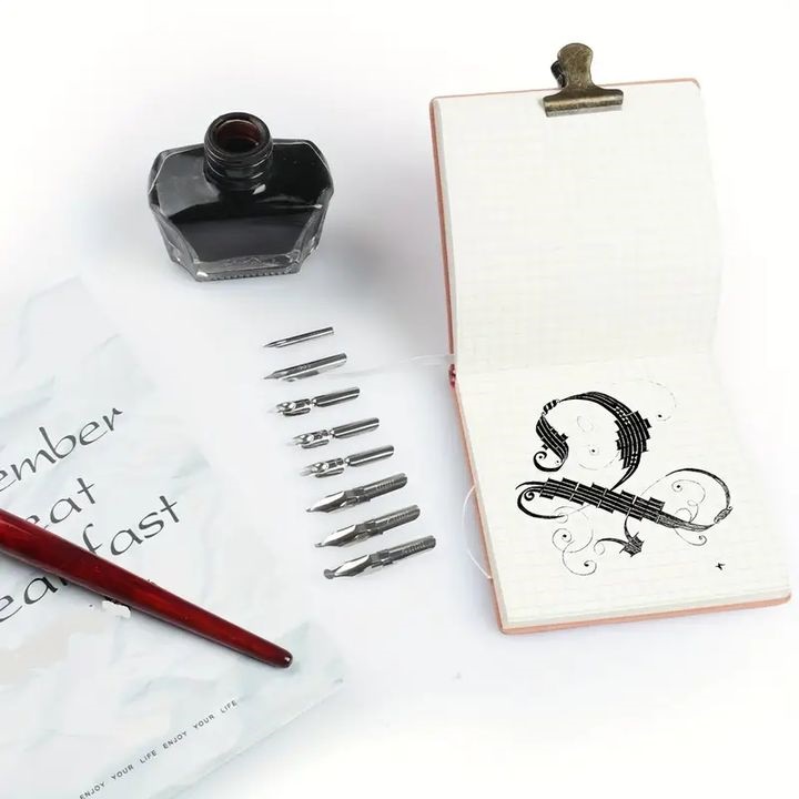 Set calligrafia 10 pezzi