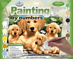 Set creativo per pittura A3 - cuccioli