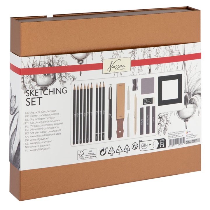Set da disegno Nassau 22 pezzi