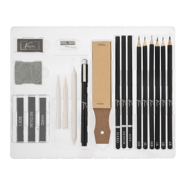 Set da disegno Nassau 22 pezzi