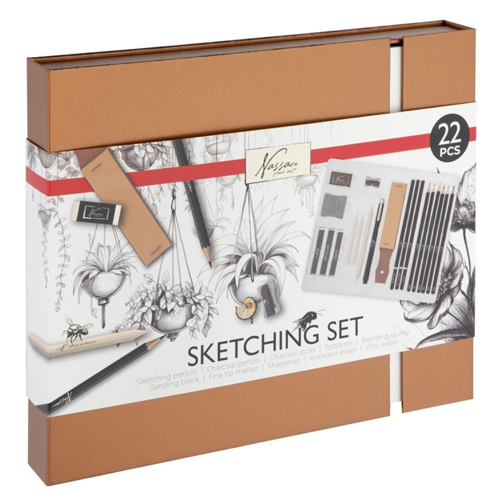 Set da disegno Nassau 22 pezzi