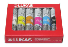 Set dei colori acrilici 6 x 20ml