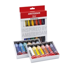 Set dei colori acrilici AMSTERDAM STANDARD SERIES - 12x20ml