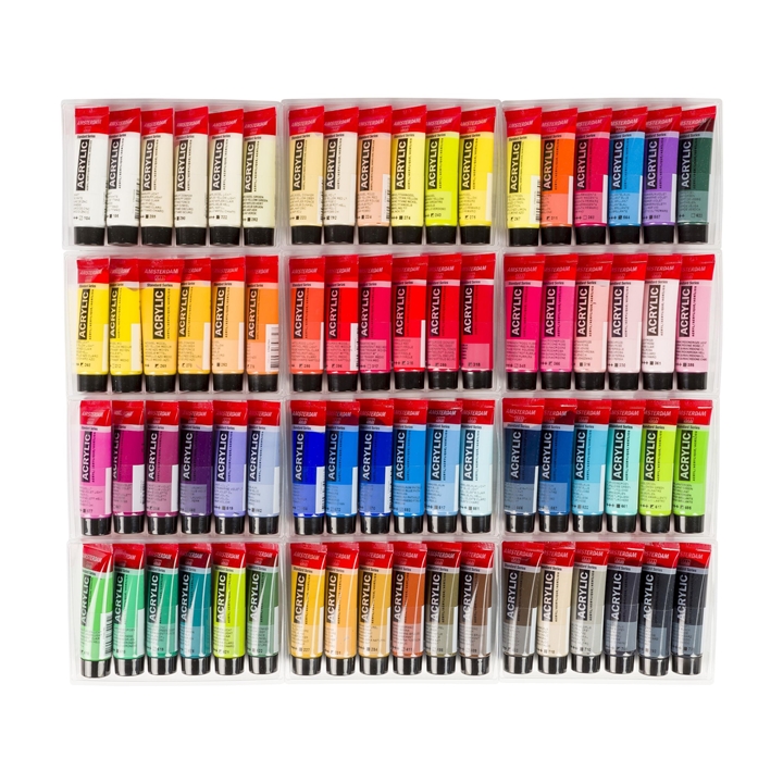 Set dei colori acrilici AMSTERDAM STANDARD SERIES - 72x20ml