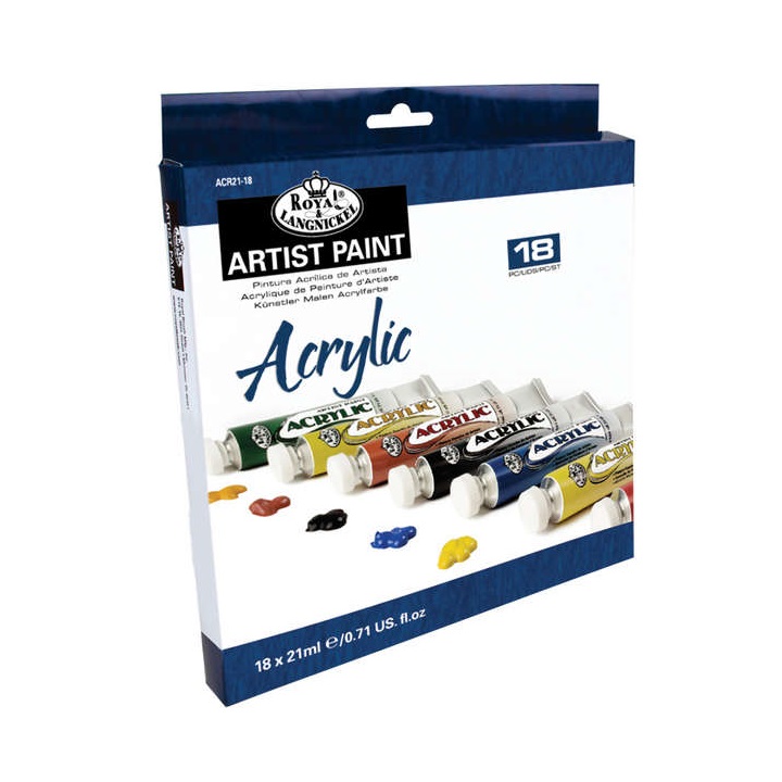 Set dei colori acrilici Royal & Langnickel - 18x21 ml