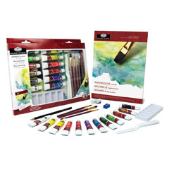 Set dei colori ad acquerello Essentials nella scatola di cartone - 21 pezzo