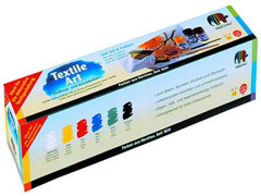 Set dei colori per tessuti 6x20 ml