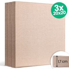 Set di 3 tele di pittura NATURA ECO