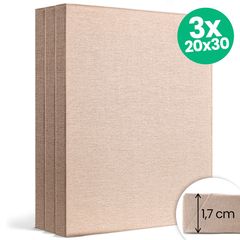 Set di 3 tele di pittura NATURA ECO